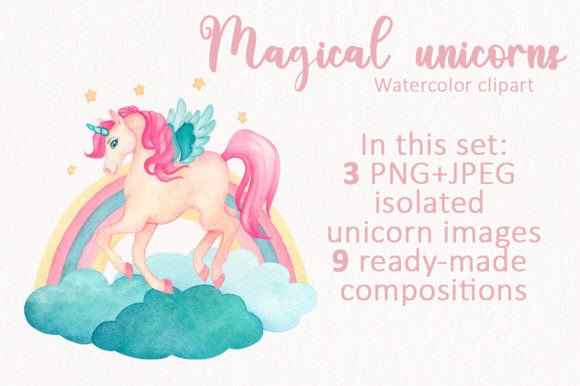 Unicorns Watercolor Clipart: A Designer's Guide