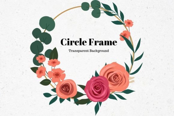 Watercolor Flower Frame PNG Assets for Creative Projects