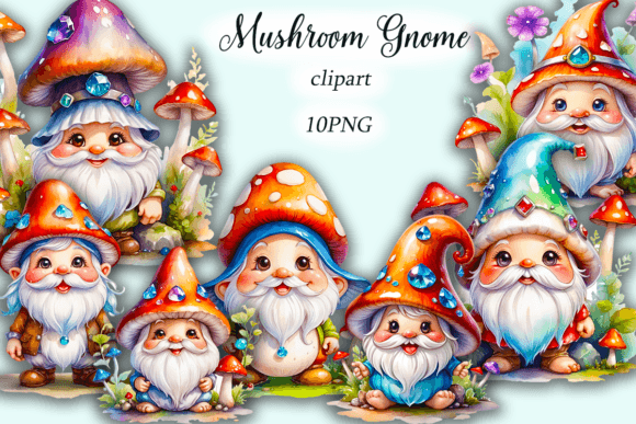 Watercolor Mushroom Gnome Clipart: A Designer's Guide